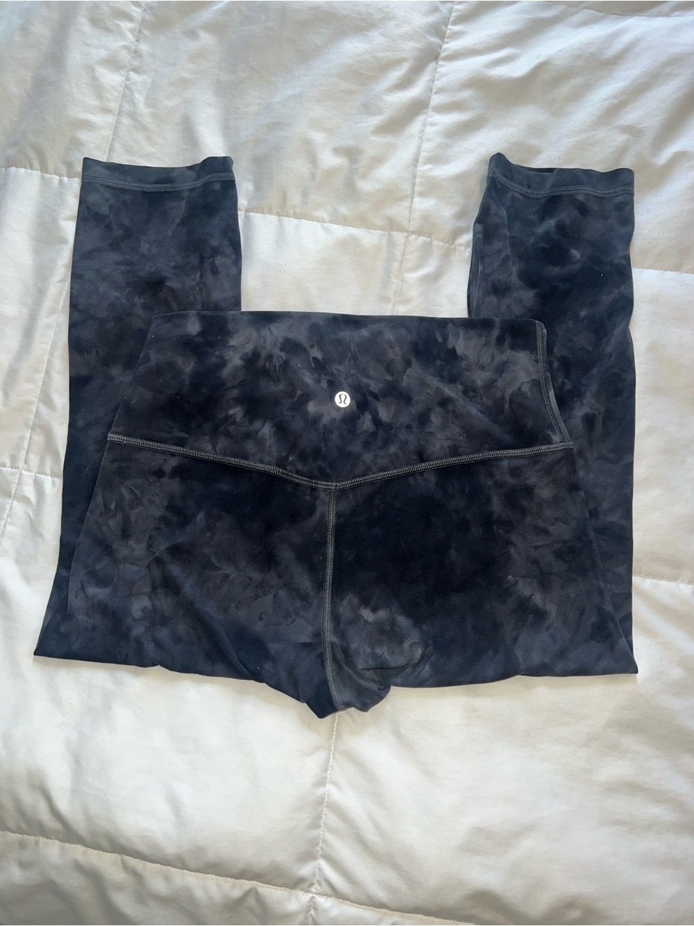 lululemon athletica Black High-Rise Leggings with Subtle Sheen